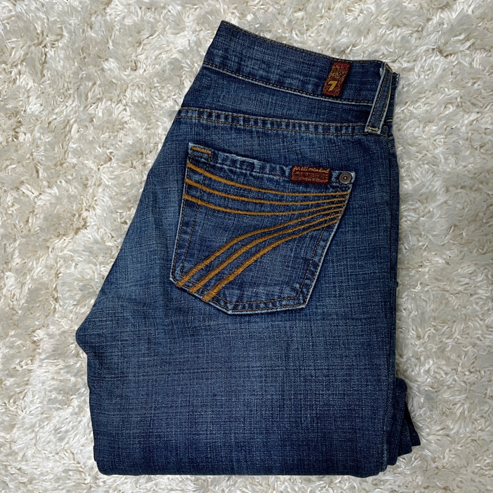 7 For All Mankind vintage  wide leg denim